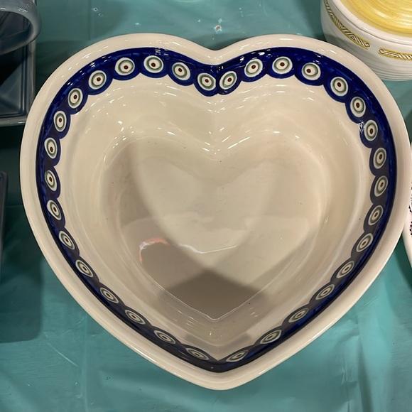 Heart Serving Bowl And Teapot Set - Picture 2 of 5
